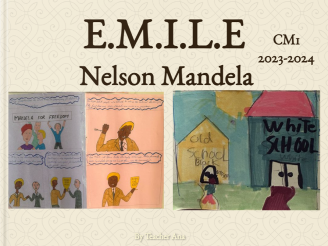 Lire la suite à propos de l’article Découvrez le livre des CM1 sur Nelson Mandela !